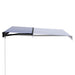 Copertină retractabilă manual cu LED, albastru/alb, 300x250 cm - WALTI WALTI