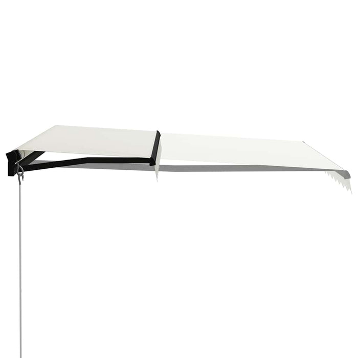 Copertină retractabilă manual cu LED, crem, 300 x 250 cm - WALTI WALTI
