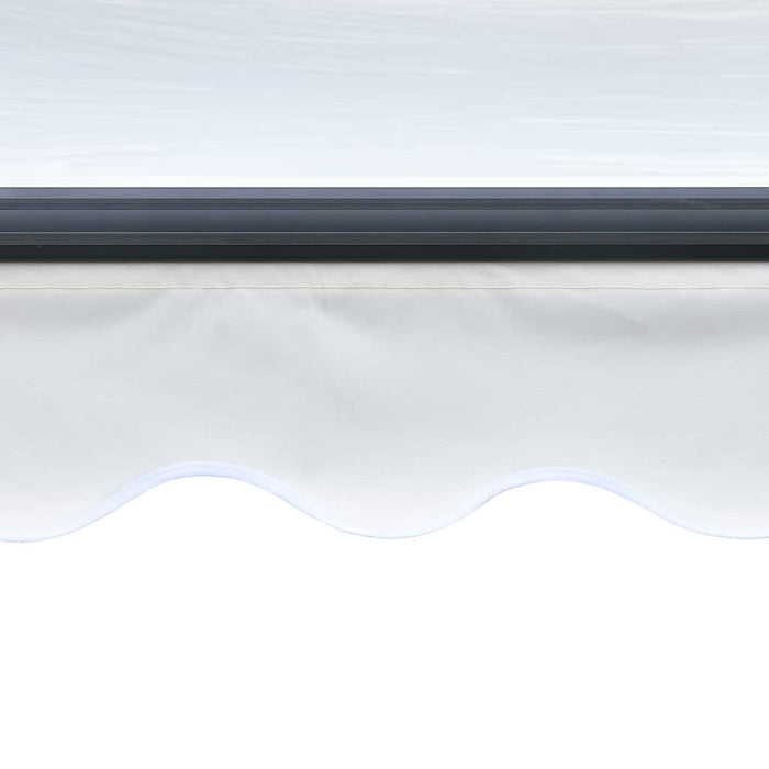 Copertină retractabilă manual cu LED, crem, 300 x 250 cm - WALTI WALTI