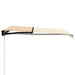 Copertină retractabilă manual cu LED, galben/alb, 300 x 250 cm - WALTI WALTI