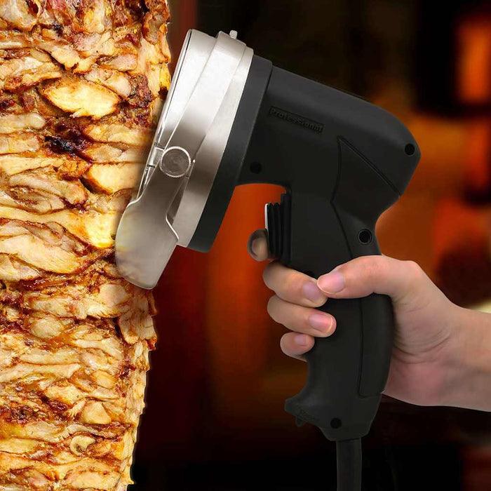 Feliator electric kebab Doner cu 2 lame și tocilă, 100 mm WALTI