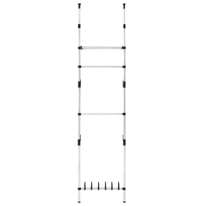 Sistem șifonier telescopic, cu bare și raft, aluminiu - WALTI WALTI