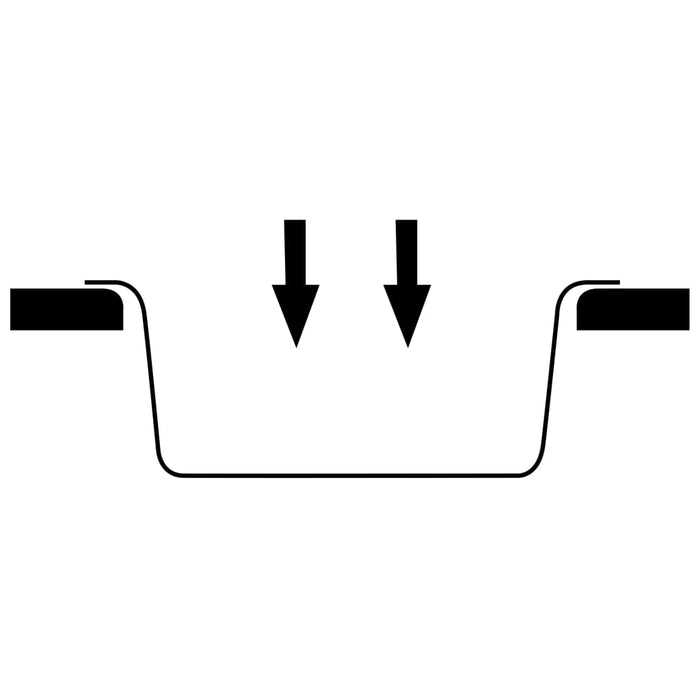 Chiuvetă de bucătărie cu orificiu de preaplin, negru, granit - WALTI WALTI