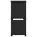 Raft expunere 6 cuburi negru 103x30x72,5 cm, material textil - WALTI WALTI