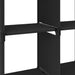 Raft expunere 6 cuburi negru 103x30x72,5 cm, material textil - WALTI WALTI