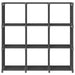 Raft expunere 9 cuburi gri 103x30x107,5 cm, material textil - WALTI WALTI