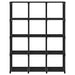 Raft expunere, 12 cuburi, negru, 103x30x141 cm, material textil - WALTI WALTI