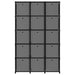 Raft expunere 15 cuburi, cutii, negru, 103x30x175,5 cm, textil - WALTI WALTI
