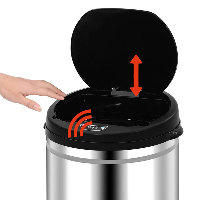 Coș de gunoi automat cu senzor, 40 L, oțel inoxidabil - WALTI WALTI