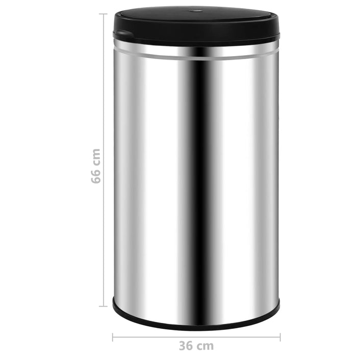 Coș de gunoi automat cu senzor, 60 L, oțel inoxidabil - WALTI WALTI