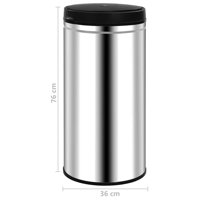 Coș de gunoi automat cu senzor, 70 L, oțel inoxidabil - WALTI WALTI