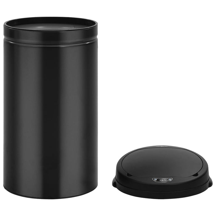 Coș de gunoi automat cu senzor, 50 L, negru, oțel carbon - WALTI WALTI