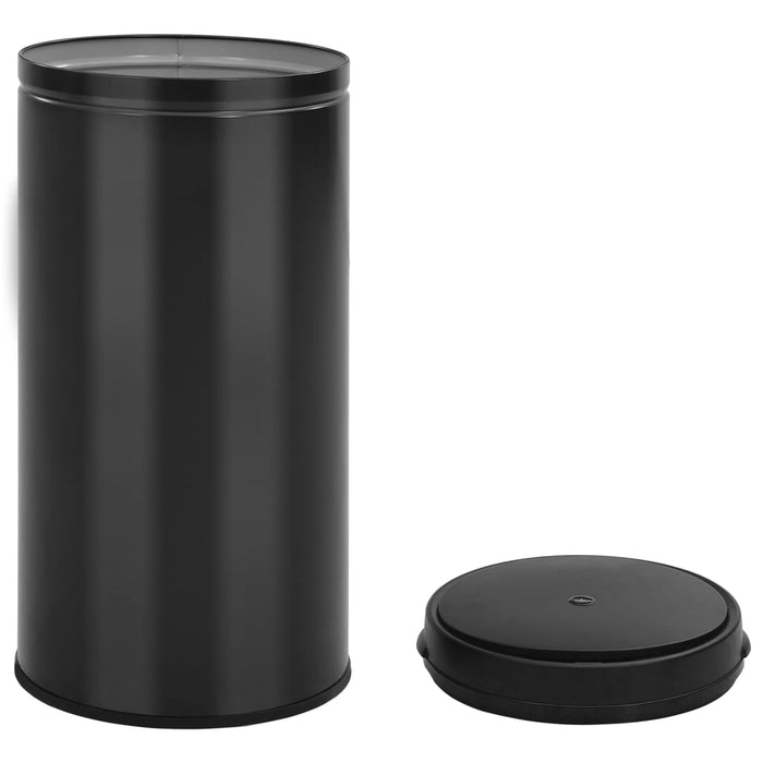 Coș de gunoi automat cu senzor, 70 L, negru, oțel carbon - WALTI WALTI
