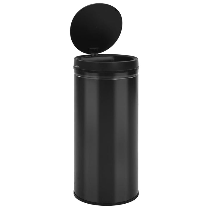 Coș de gunoi automat cu senzor, 80 L, negru, oțel carbon - WALTI WALTI
