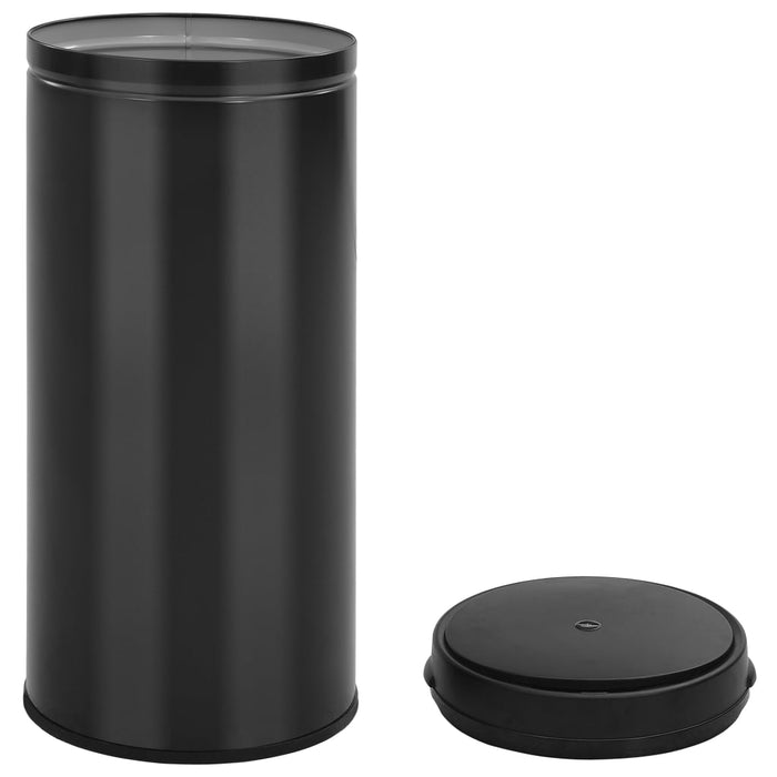 Coș de gunoi automat cu senzor, 80 L, negru, oțel carbon - WALTI WALTI