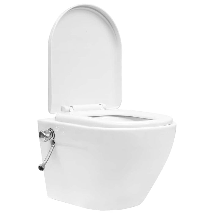 Vas de toaletă suspendat cu rezervor încastrat, alb, ceramică - WALTI WALTI