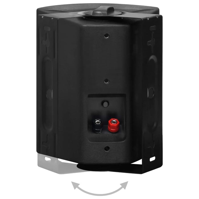 Boxe stereo de perete, 2 buc., negru, 80 W, interior/exterior WALTI