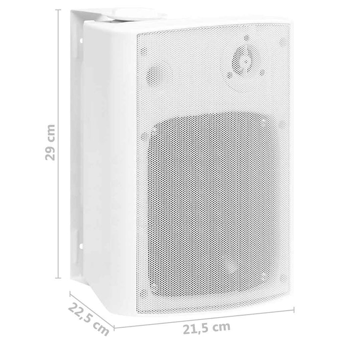 Boxe stereo de perete interior/exterior, 2 buc. alb, 120 W WALTI