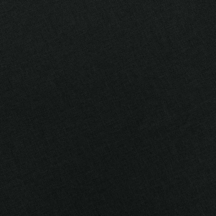 Fotoliu cu taburet pentru picioare, negru, material textil - WALTI WALTI