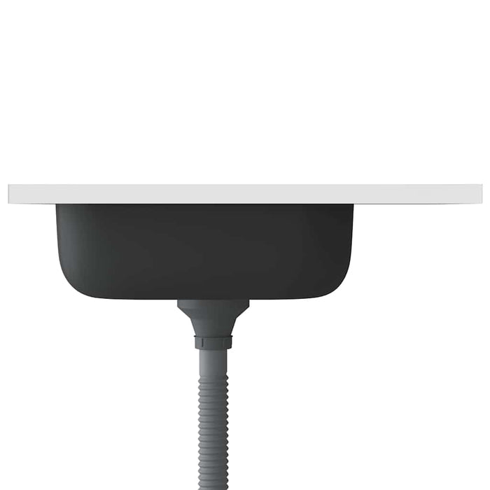 Chiuvetă bucătărie cu scurgător, argintiu 600x500x155 mm oțel - WALTI WALTI