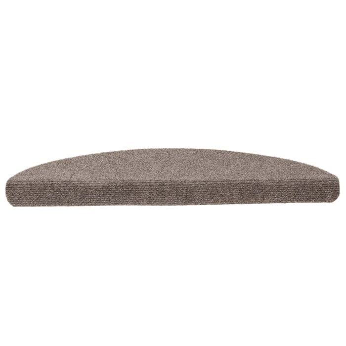 Covorașe autoadezive pentru scări, 15 buc., 56x17x3 cm, bej, semirotunde WALTI