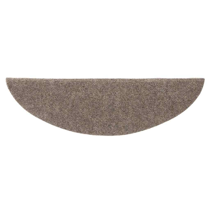 Covorașe autoadezive pentru scări, 15 buc., 65x21x4 cm, bej, semirotunde, mari WALTI