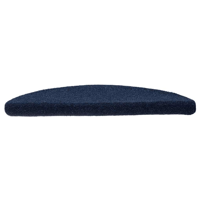 Covorașe autoadezive pentru scări, 15 buc., 56x17x3 cm, semirotunde, bleumarin - WALTI WALTI