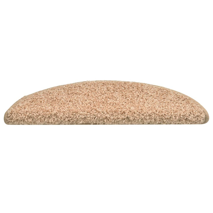 Covorașe pentru scări, 15 buc., 56x17x3 cm, aurii, semirotunde - WALTI WALTI