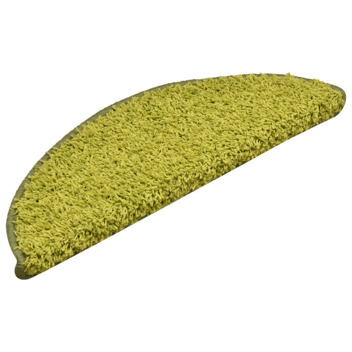 Covorașe pentru trepte scară, 15 buc., verde, 56x17x3 cm - WALTI WALTI