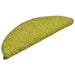Covorașe pentru trepte scară, 15 buc., verde, 56x17x3 cm - WALTI WALTI
