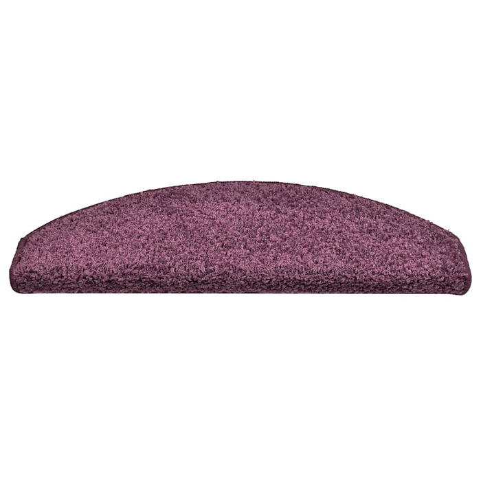 Covorașe pentru scări, 15 buc., 65x21x4 cm, violet închis, semirotunde, mari - WALTI WALTI