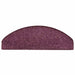 Covorașe pentru scări, 15 buc., 65x21x4 cm, violet închis, semirotunde, mari - WALTI WALTI