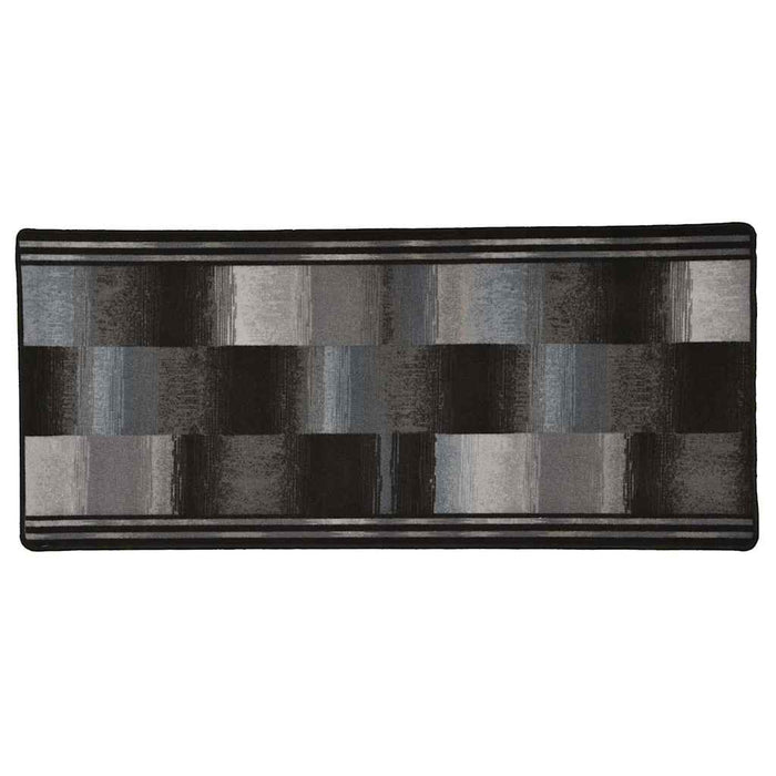 Covor traversă, suport gel, negru, 67 x 200 cm WALTI