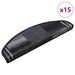 Covorașe scări autoadezive, 15 buc., negru și gri, 65x21x4 cm - WALTI WALTI