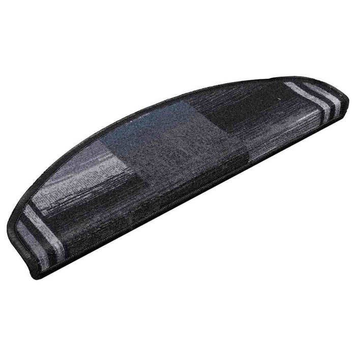 Covorașe scări autoadezive, 15 buc., negru și gri, 65x21x4 cm - WALTI WALTI
