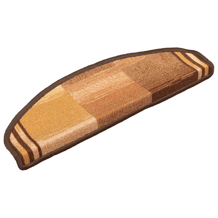 Covorașe autoadezive scări, 15 buc., maro, 65x21x4 cm - WALTI WALTI