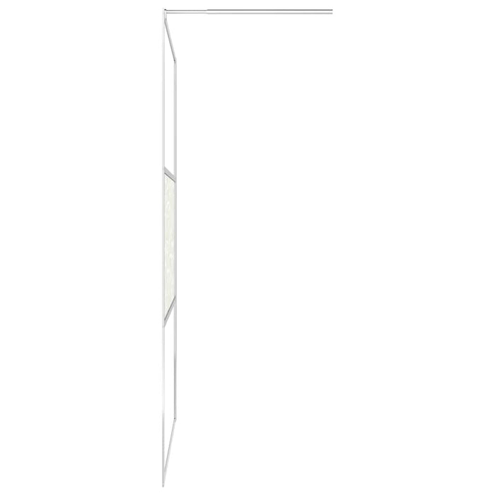 Paravan de duș walk-in, 90 x 195 cm, sticlă ESG, model piatră - WALTI WALTI