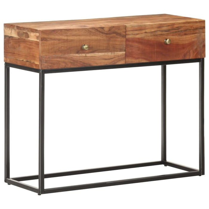 Masă consolă, 90 x 35 x 75 cm, lemn masiv de acacia WALTI