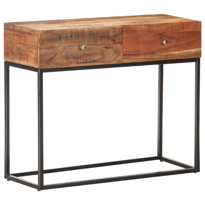 Masă consolă, 90 x 35 x 75 cm, lemn masiv de acacia WALTI