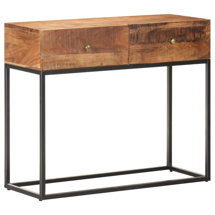 Masă consolă, 90 x 35 x 75 cm, lemn masiv de acacia WALTI