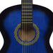 Chitară clasică pentru începători, cu husă, albastru 4/4 39" - WALTI WALTI