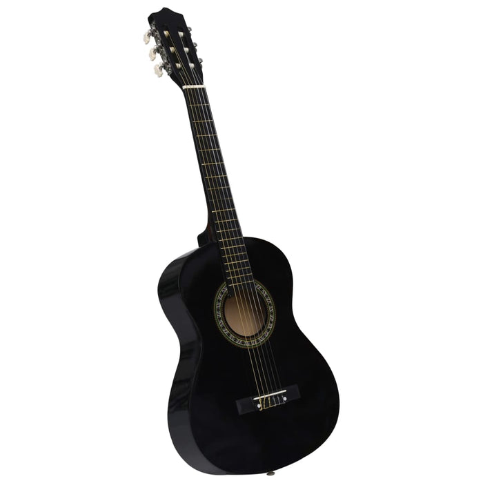 Chitară clasică începători și copii, cu husă, negru, 1/2 34" - WALTI WALTI