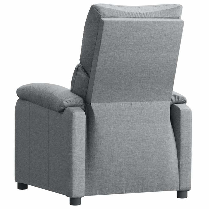 Fotoliu rabatabil, gri deschis, material textil WALTI