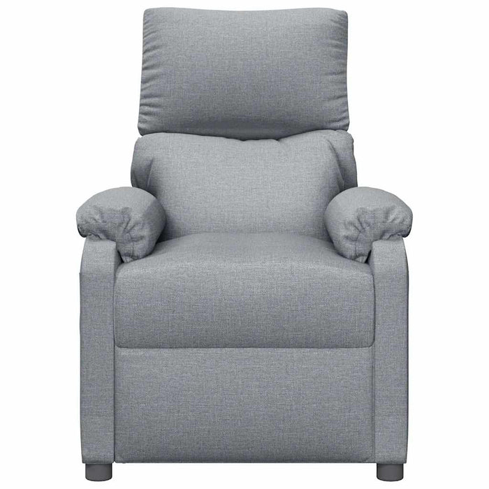 Fotoliu de masaj, gri deschis, material textil - WALTI WALTI