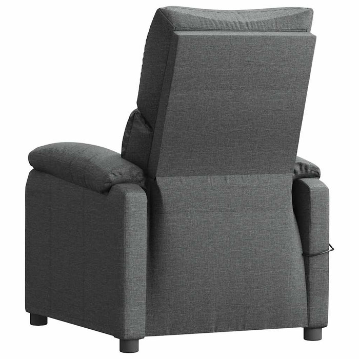 Fotoliu de masaj, gri închis, material textil WALTI