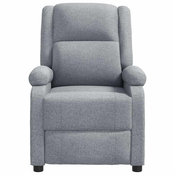 Fotoliu de masaj, gri deschis, material textil - WALTI WALTI