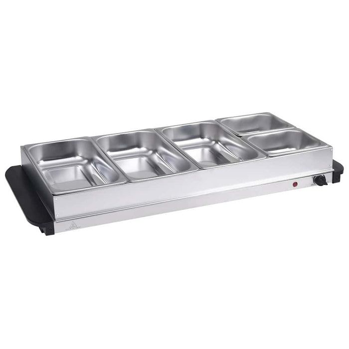Încălzitor de servire bufet 400 W, 3x2,5L+2x1L, oțel inoxidabil WALTI
