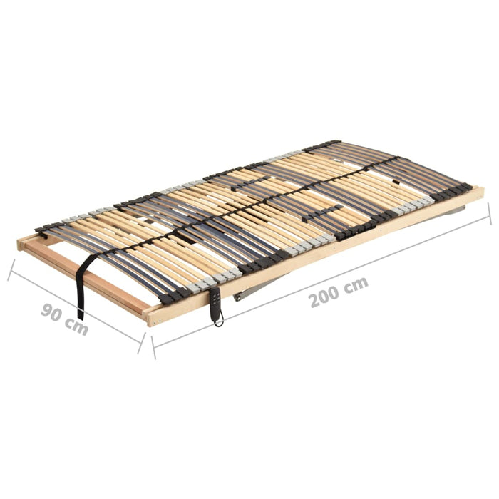 Bază de pat electrică cu șipci, 42 șipci, 7 zone, 90 x 200 cm - WALTI WALTI