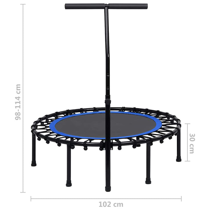 Trambulină de fitness cu mâner, 102 cm - WALTI WALTI