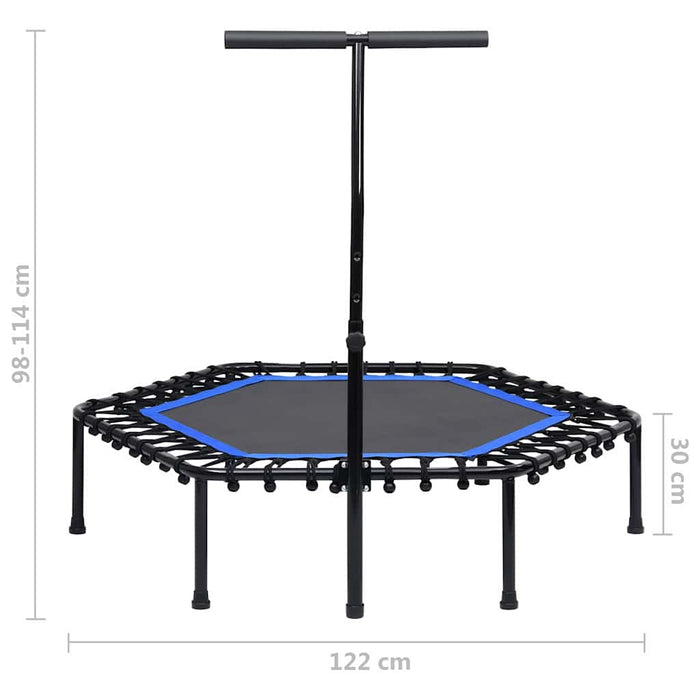 Trambulină de fitness cu mâner, 122 cm WALTI